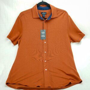 NEW Daniel Hechter Paris Men's Button-Up Polo Shirt – Size S